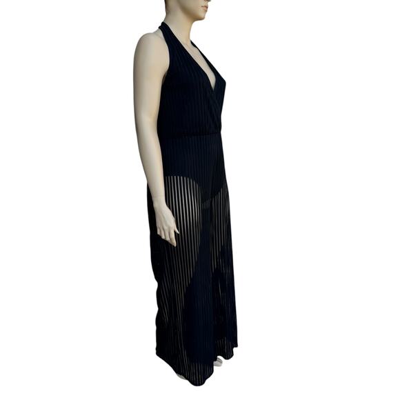 New Fashion to Figure x Sara Rae Vargas 2X Sleeveless Shadow Stripe Jumpsuit - Picture 6 of 8